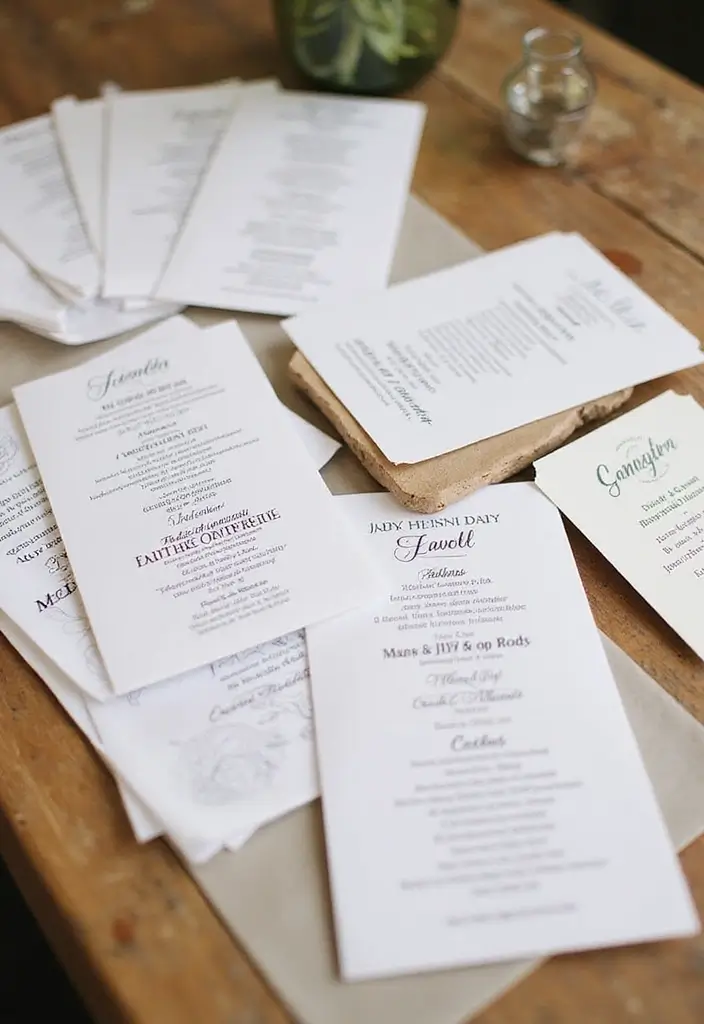 30 Outdoor Wedding Ideas Perfect for Nature-Loving Couples - 19. Recycled Paper Products
