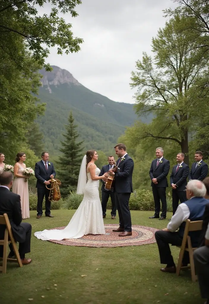 30 Outdoor Wedding Ideas Perfect for Nature-Loving Couples - 26. Local Music