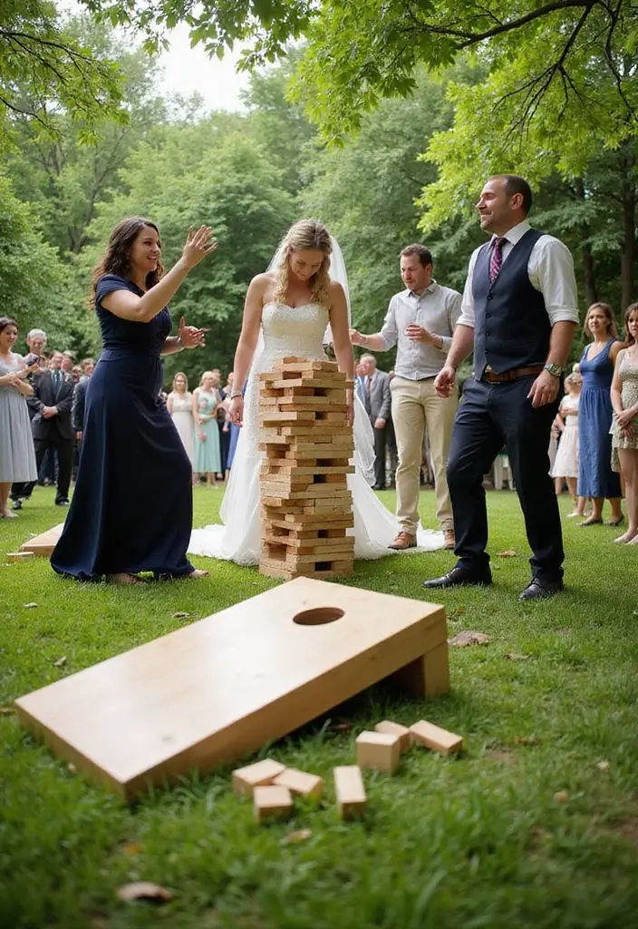 30 Outdoor Wedding Ideas Perfect for Nature-Loving Couples - 5. Garden Games