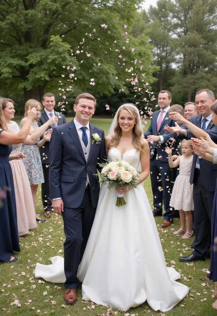 30 Outdoor Wedding Ideas Perfect for Nature-Loving Couples - 6. Biodegradable Confetti