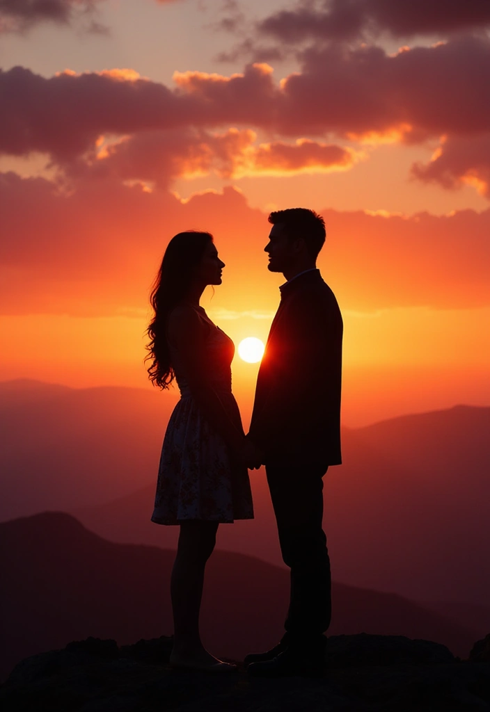 30 Pre-Wedding Casamento Photo Ideas That Capture Pure Love 1 30 Pre-Wedding Casamento Photo Ideas That Capture Pure Love - 1. Sunset Silhouettes
