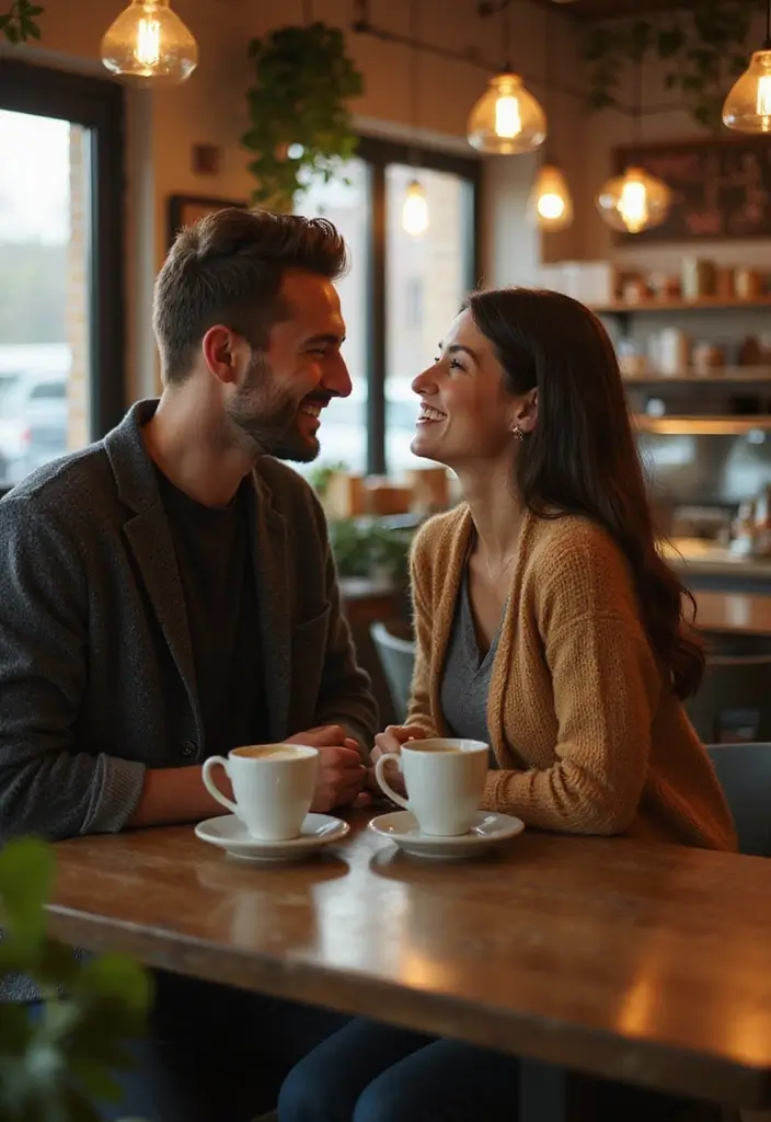 30 Pre-Wedding Casamento Photo Ideas That Capture Pure Love 11 30 Pre-Wedding Casamento Photo Ideas That Capture Pure Love - 11. Cozy Coffee Shop