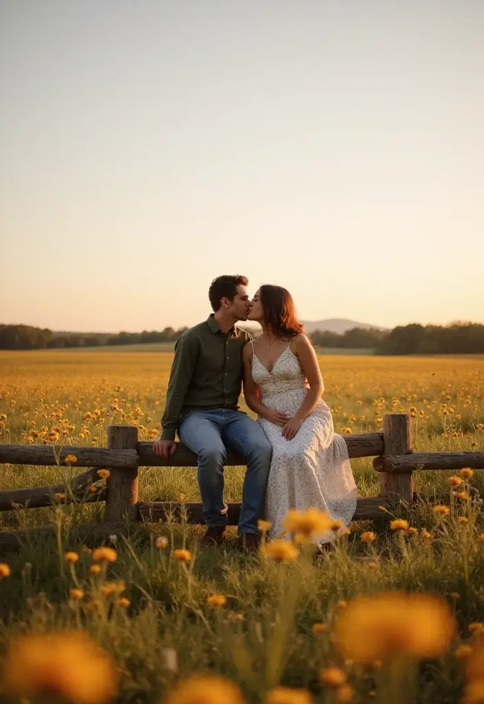 30 Pre-Wedding Casamento Photo Ideas That Capture Pure Love 5 30 Pre-Wedding Casamento Photo Ideas That Capture Pure Love - 5. Rustic Romance
