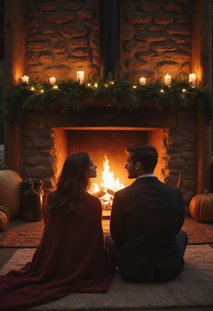30 Pre-Wedding Casamento Photo Ideas That Capture Pure Love 7 30 Pre-Wedding Casamento Photo Ideas That Capture Pure Love - 7. Cozy Cabin Getaway