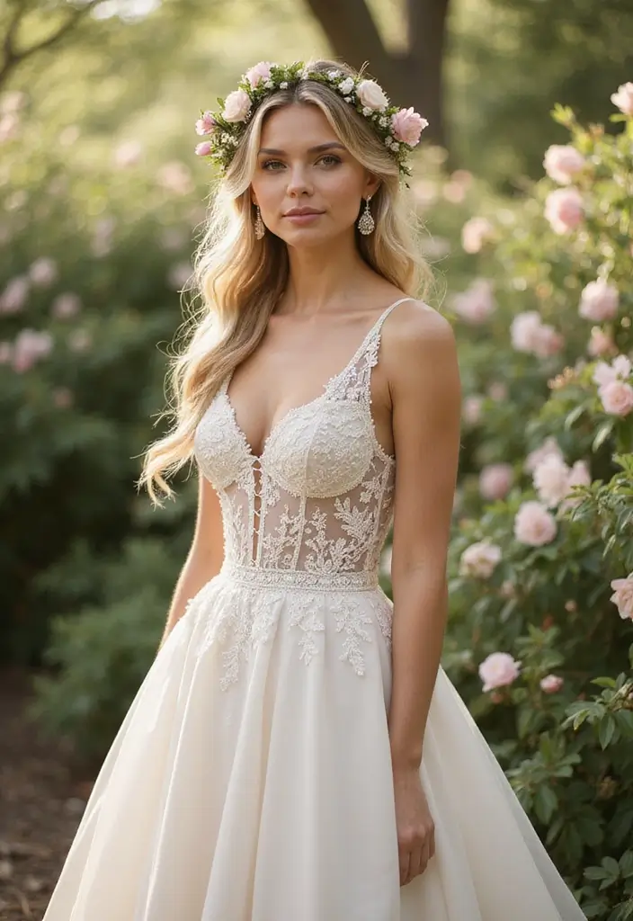 30 Romantic Hair Ideas Perfect for Any Bride’s Wedding Day 16 30 Romantic Hair Ideas Perfect for Any Bride’s Wedding Day - 16. Ethereal Loose Braid