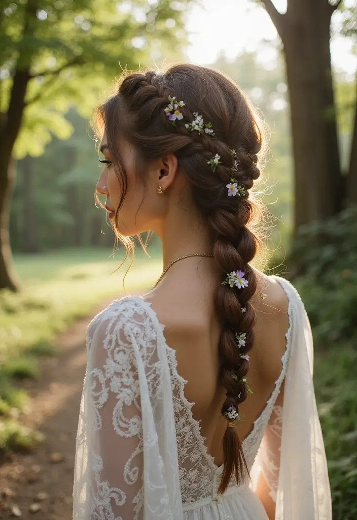 30 Romantic Hair Ideas Perfect for Any Bride’s Wedding Day 2 30 Romantic Hair Ideas Perfect for Any Bride’s Wedding Day - 2. Bohemian Braids