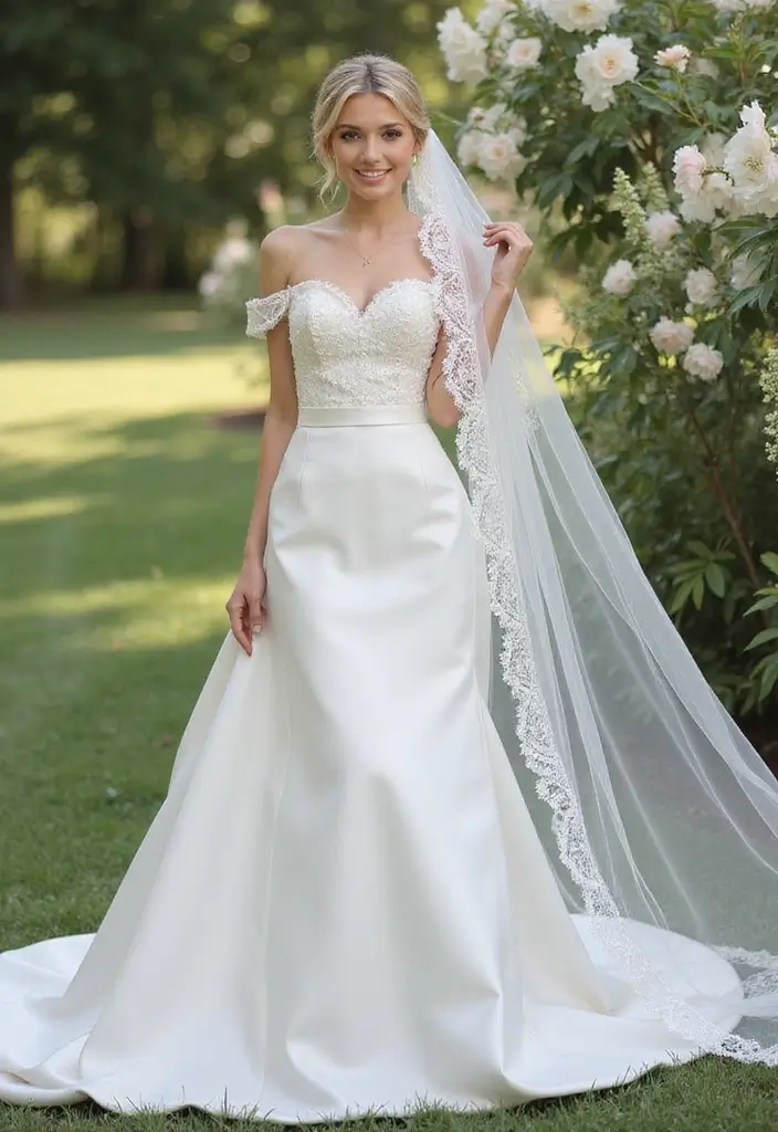 30 Romantic Hair Ideas Perfect for Any Bride’s Wedding Day 21 30 Romantic Hair Ideas Perfect for Any Bride’s Wedding Day - 21. Simple Twist with Veil