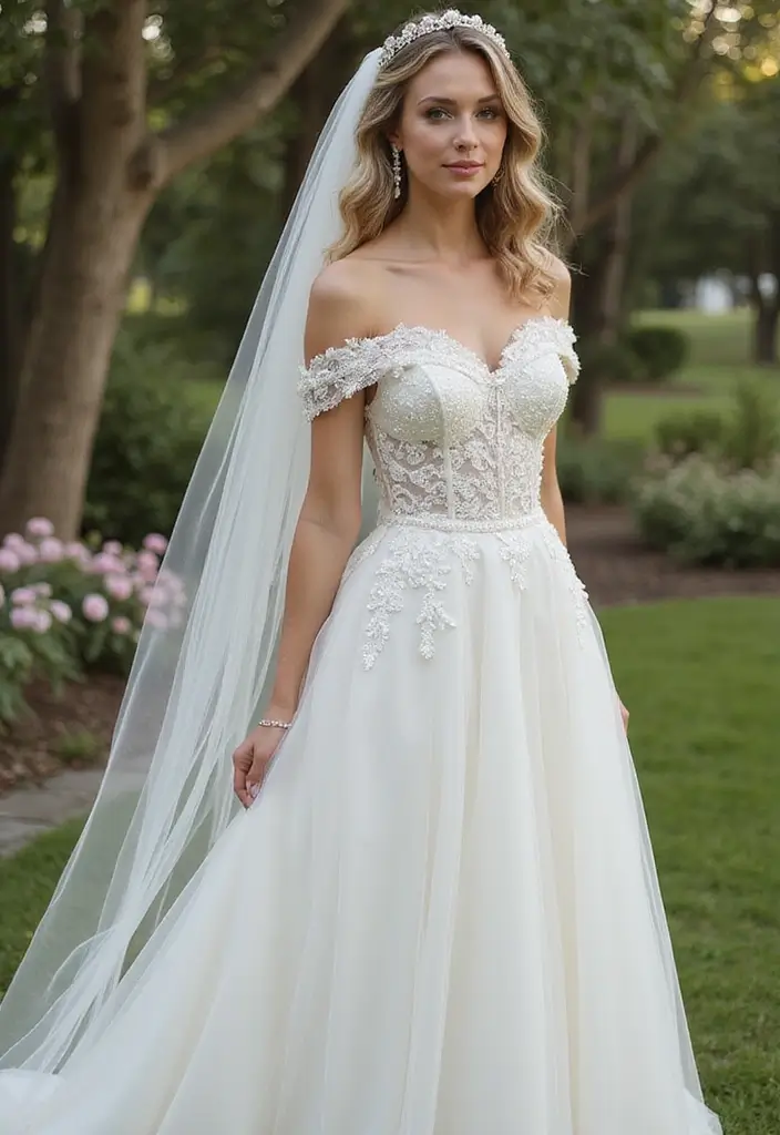 30 Romantic Hair Ideas Perfect for Any Bride’s Wedding Day 25 30 Romantic Hair Ideas Perfect for Any Bride’s Wedding Day - 25. Soft Waves with a Tulle Veil