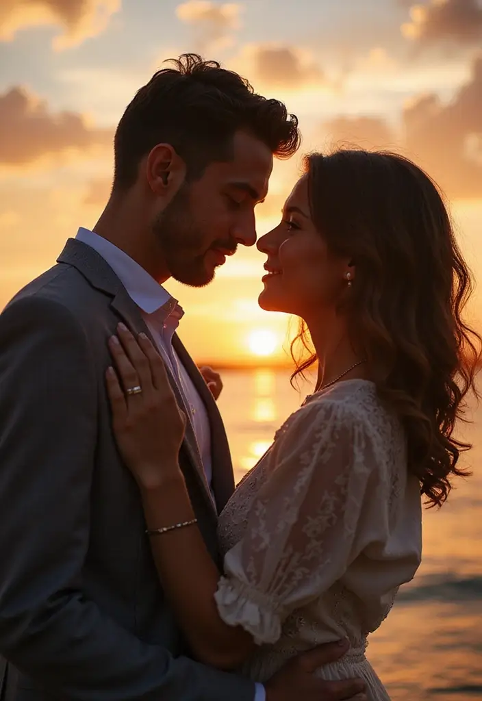 30 Romantic Pre-Wedding Poses That Capture Your Love Story Perfectly 13 30 Romantic Pre-Wedding Poses That Capture Your Love Story Perfectly - 13. The Lean In