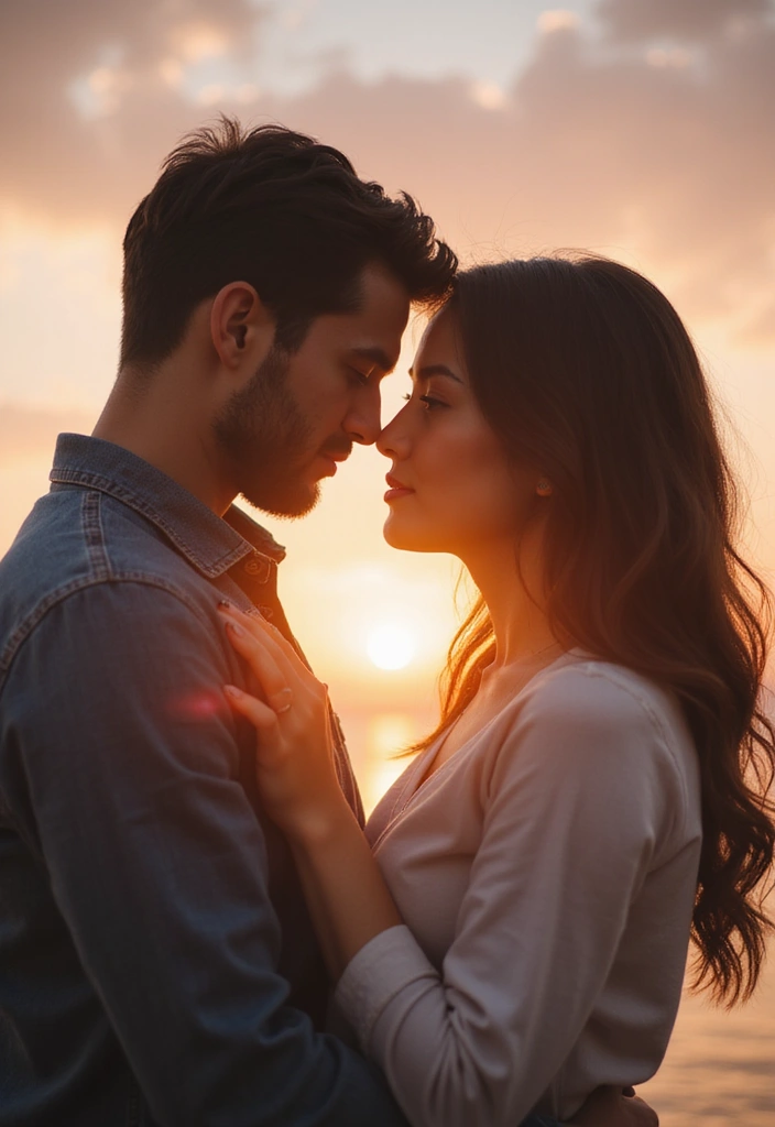 30 Romantic Pre-Wedding Poses That Capture Your Love Story Perfectly 21 30 Romantic Pre-Wedding Poses That Capture Your Love Story Perfectly - 21. The Gazing into Each Other's Eyes