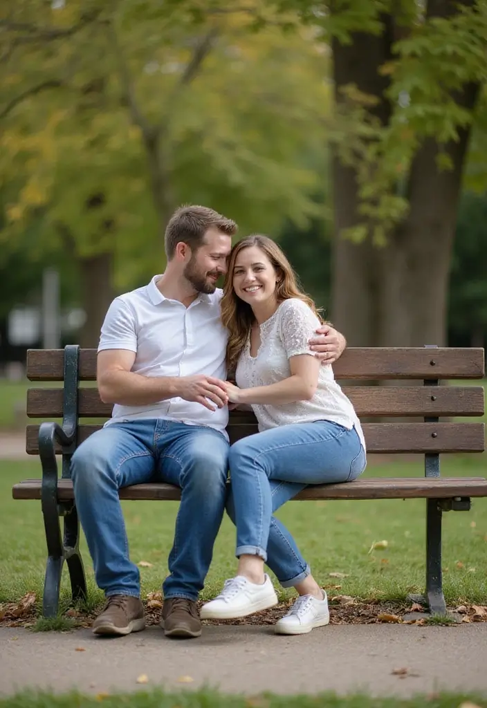 30 Romantic Pre-Wedding Poses That Capture Your Love Story Perfectly 24 30 Romantic Pre-Wedding Poses That Capture Your Love Story Perfectly - 24. The Sitting Together