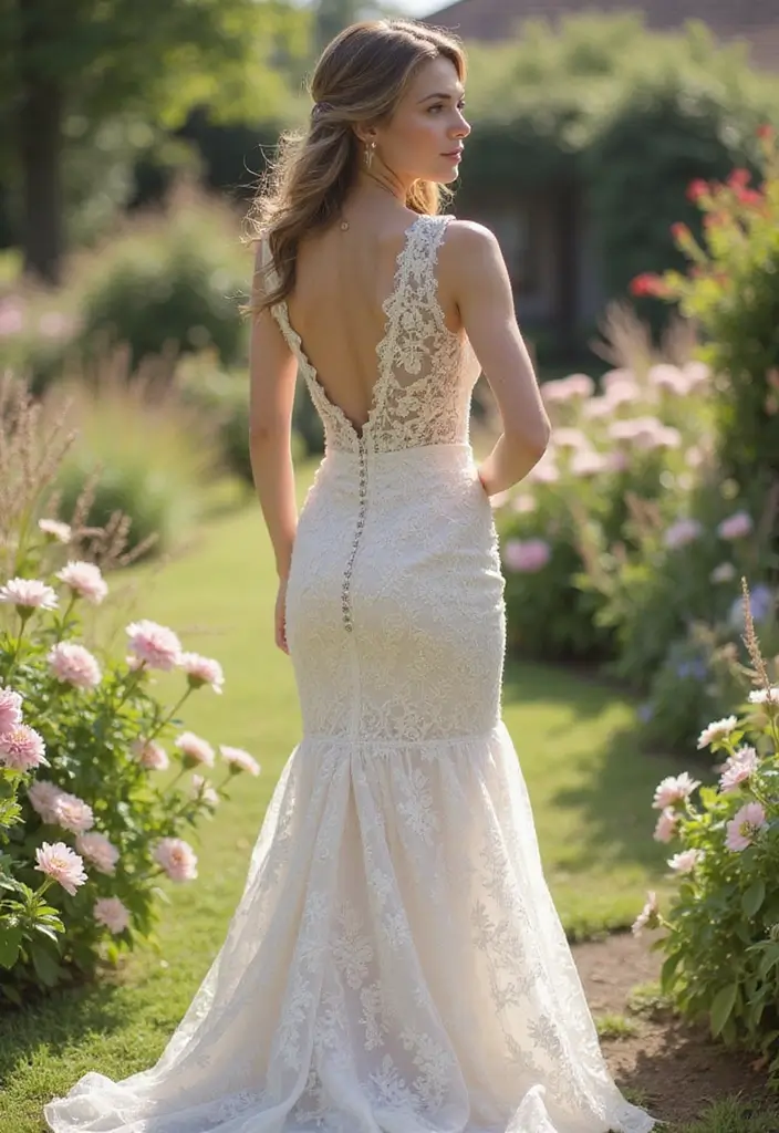 30 Romantic Wedding Dresses That Feel Straight Out of a Dream - 11. Vintage Lace Beauty