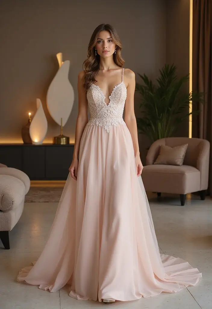 30 Romantic Wedding Dresses That Feel Straight Out of a Dream - 18. Structured Bodice Glam