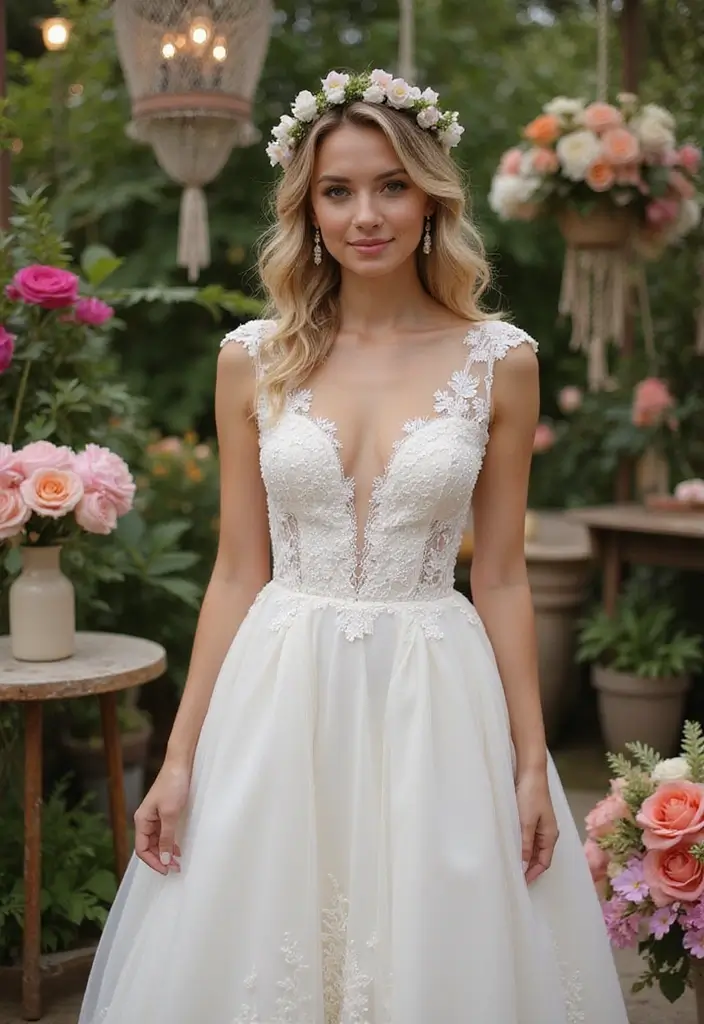 30 Romantic Wedding Dresses That Feel Straight Out of a Dream - 27. Effortless Midi Look