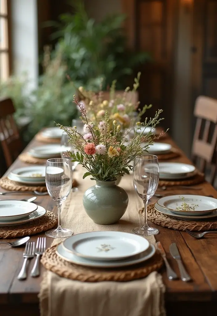 30 Rustic Wedding Ideas That Bring Charm to Your Big Day 10 30 Rustic Wedding Ideas That Bring Charm to Your Big Day - 10. Natural Table Linens