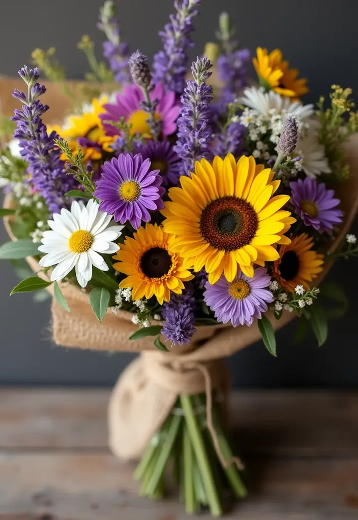 30 Rustic Wedding Ideas That Bring Charm to Your Big Day 2 30 Rustic Wedding Ideas That Bring Charm to Your Big Day - 2. Wildflower Bouquets
