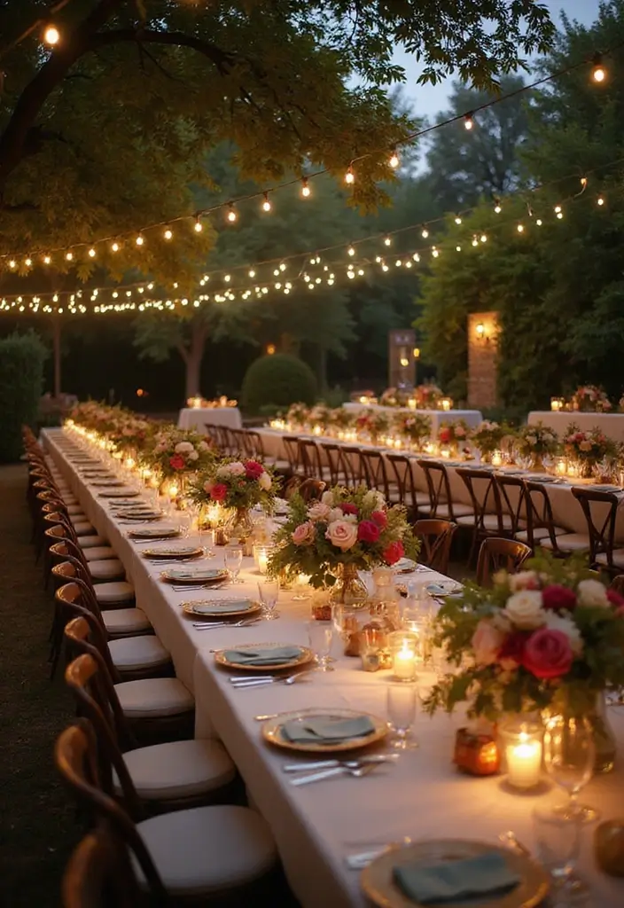 30 Rustic Wedding Ideas That Bring Charm to Your Big Day 23 30 Rustic Wedding Ideas That Bring Charm to Your Big Day - 23. Garden Party Style