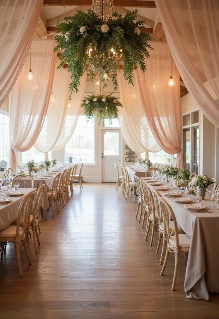 30 Rustic Wedding Ideas That Bring Charm to Your Big Day 24 30 Rustic Wedding Ideas That Bring Charm to Your Big Day - 24. Ethereal Draping