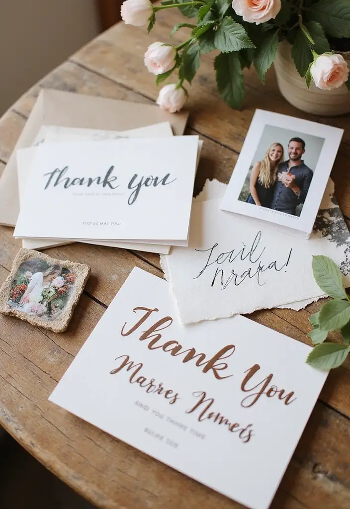 30 Rustic Wedding Ideas That Bring Charm to Your Big Day 25 30 Rustic Wedding Ideas That Bring Charm to Your Big Day - 25. Handwritten Thank You Notes