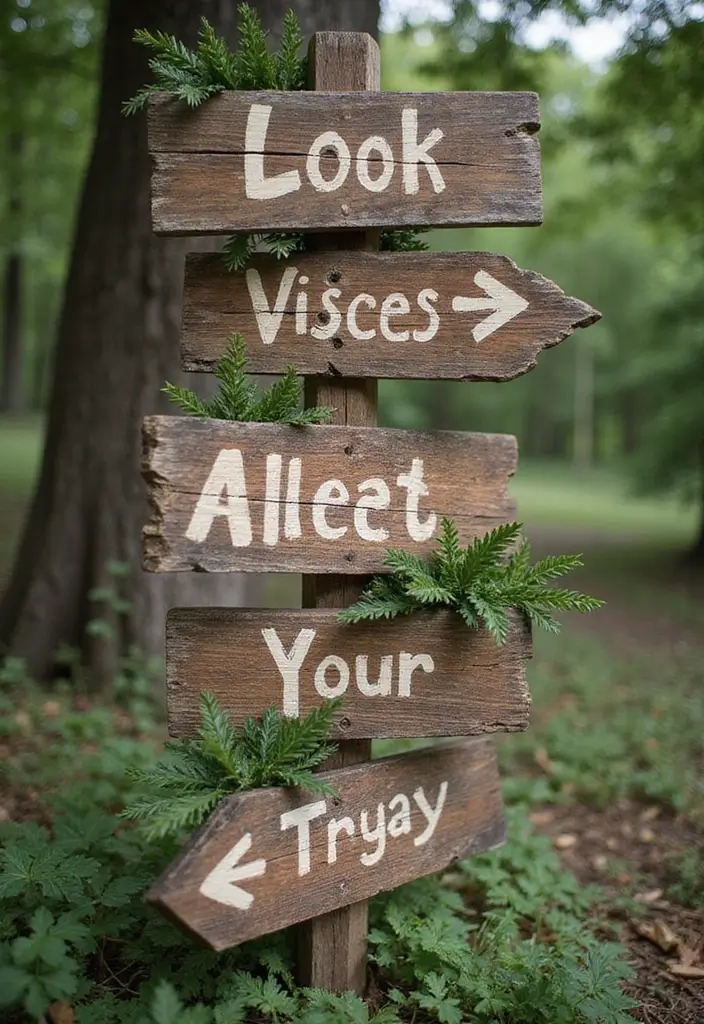 30 Rustic Wedding Ideas That Bring Charm to Your Big Day 3 30 Rustic Wedding Ideas That Bring Charm to Your Big Day - 3. Rustic Signage