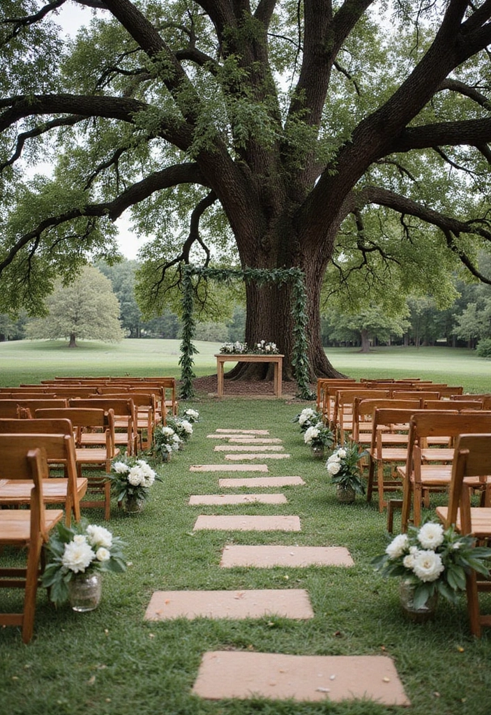 30 Rustic Wedding Ideas That Bring Charm to Your Big Day 8 30 Rustic Wedding Ideas That Bring Charm to Your Big Day - 8. Outdoor Ceremonies with Nature's Backdrop