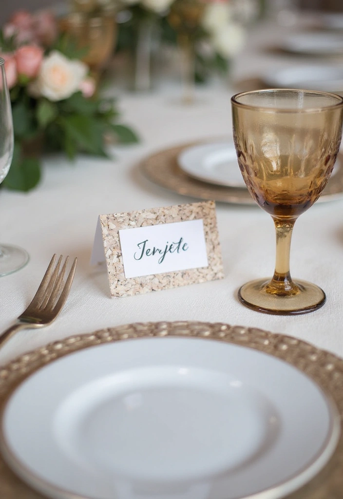 30 Simple Wedding Decorations That Look Incredibly Elegant 20 30 Simple Wedding Decorations That Look Incredibly Elegant - 20. Personalized Place Cards