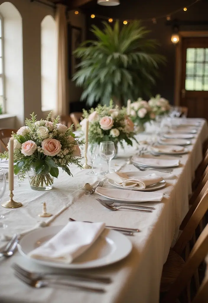 30 Simple Wedding Decorations That Look Incredibly Elegant 27 30 Simple Wedding Decorations That Look Incredibly Elegant - 27. Eco-Friendly Tablecloths