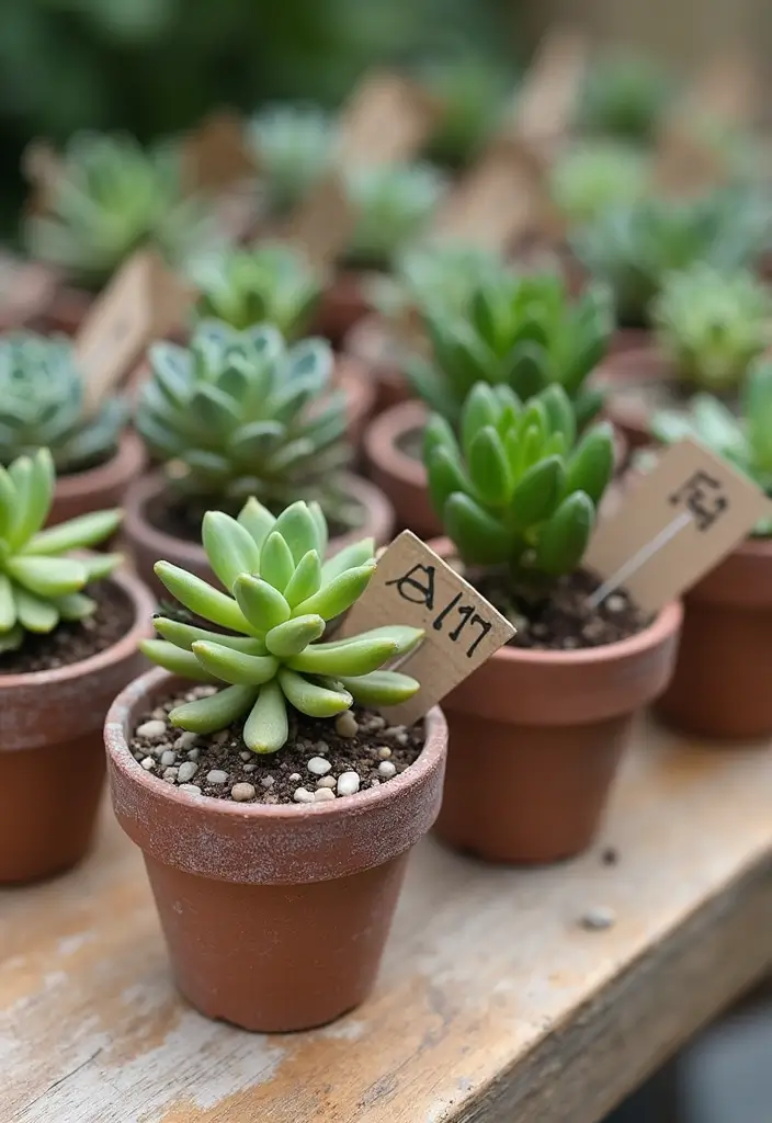 30 Simple Wedding Decorations That Look Incredibly Elegant 4 30 Simple Wedding Decorations That Look Incredibly Elegant - 4. Potted Plants as Favors