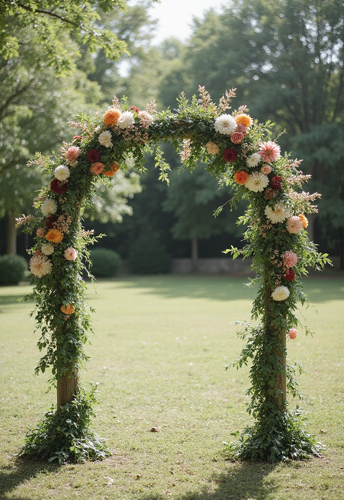 30 Simple Wedding Decorations That Look Incredibly Elegant 6 30 Simple Wedding Decorations That Look Incredibly Elegant - 6. DIY Flower Arches