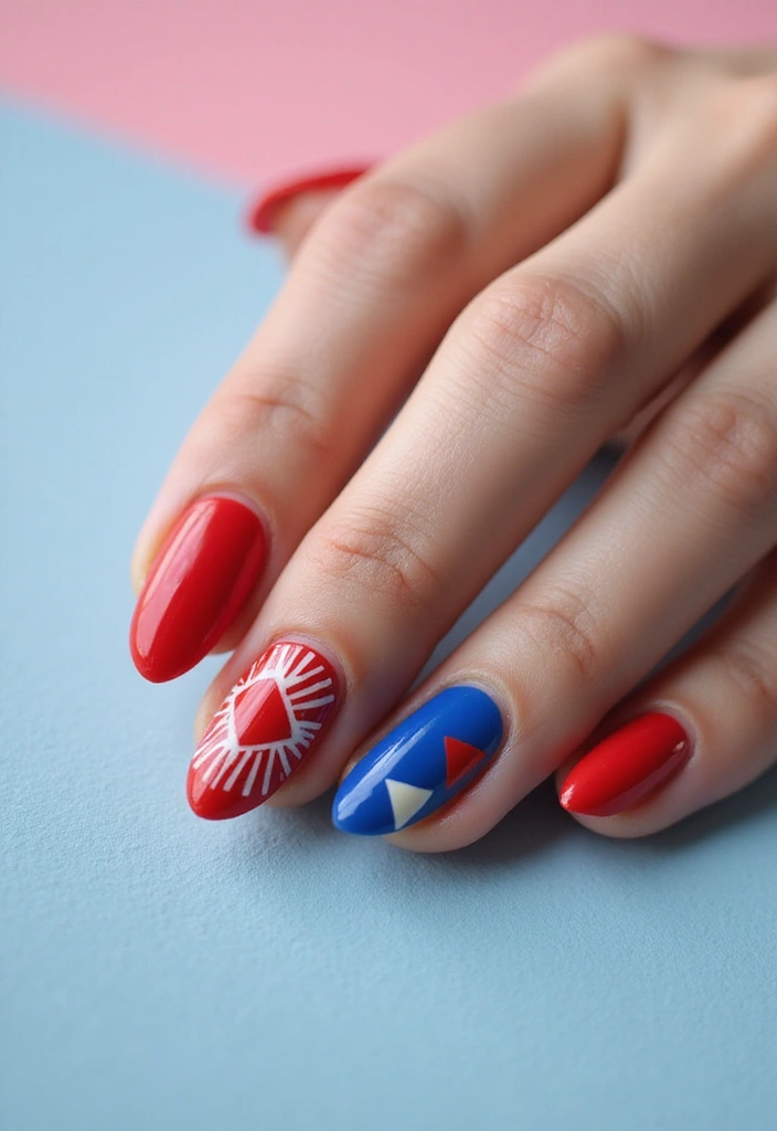 30 Stunning Wedding Nails Designs Every Bride Should Try 6 30 Stunning Wedding Nails Designs Every Bride Should Try - 6. Bright and Bold
