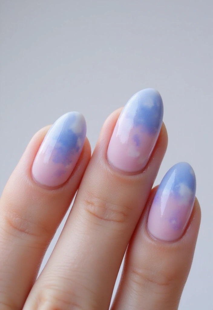 30 Stunning Wedding Nails Designs Every Bride Should Try 9 30 Stunning Wedding Nails Designs Every Bride Should Try - 9. Watercolor Art