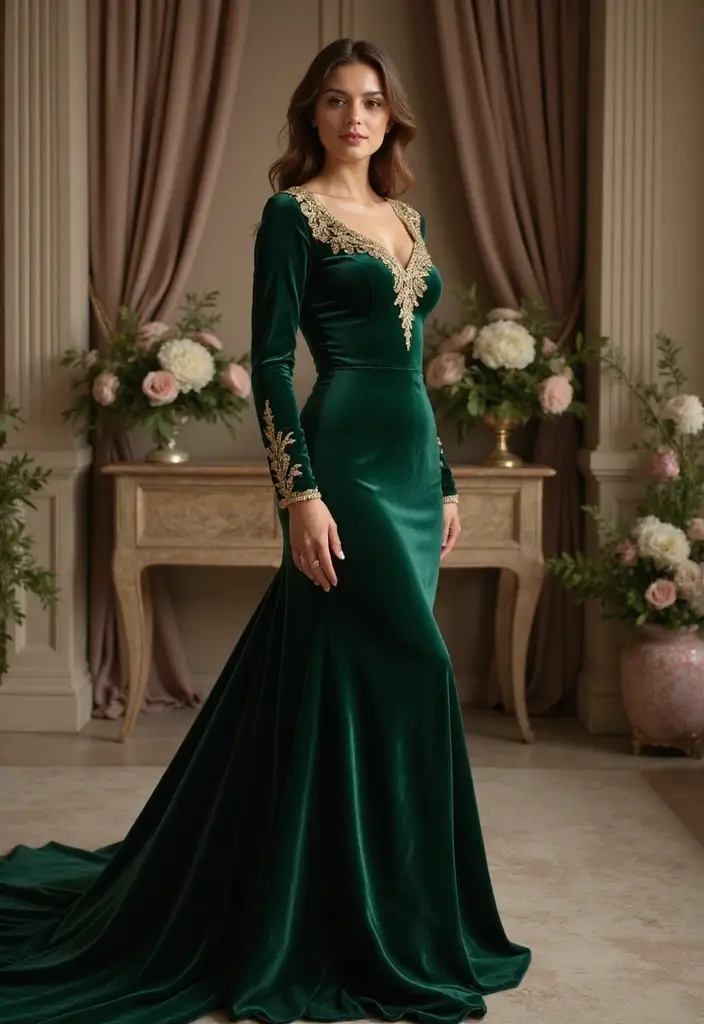 30 Stylish Indian Wedding Guest Outfits You’ll Want to Wear - 29. Luxurious Velvet Outfit