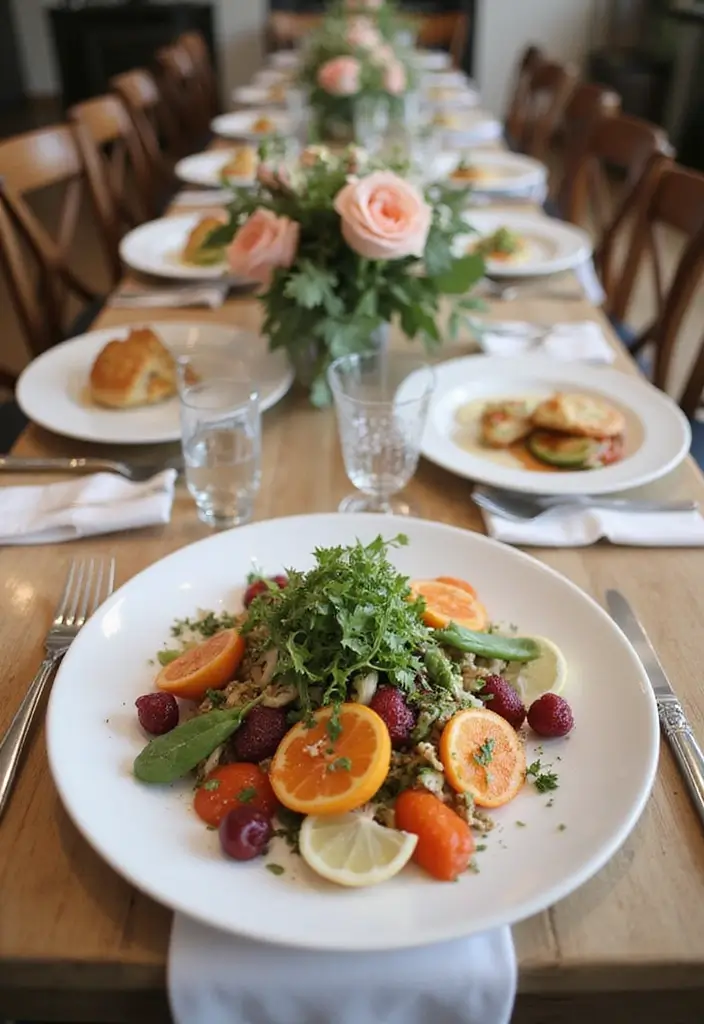 30 Unique Wedding Ideas That Make Your Celebration One-of-a-Kind - 5. Local and Seasonal Menu