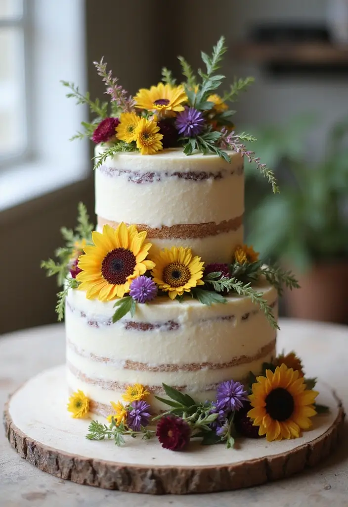 30 Unique Wedding Ideas That Make Your Celebration One-of-a-Kind - 6. Eco-Conscious Wedding Cake
