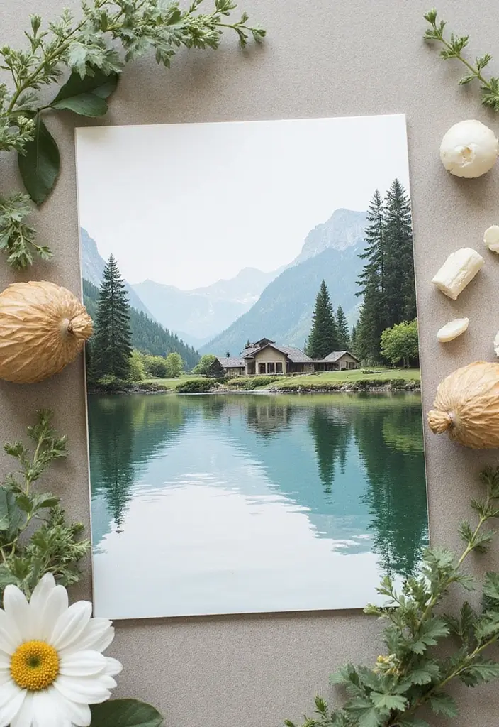 30 Wedding Invitation Ideas That Are Unique and Memorable 22 30 Unique and Memorable Eco-Friendly Wedding Invitation Ideas - 22. Scenic Landscape Invitations