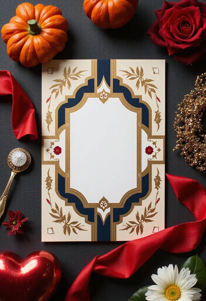 30 Wedding Invitation Ideas That Are Unique and Memorable 23 30 Unique and Memorable Eco-Friendly Wedding Invitation Ideas - 23. Art Deco Inspired Invitations