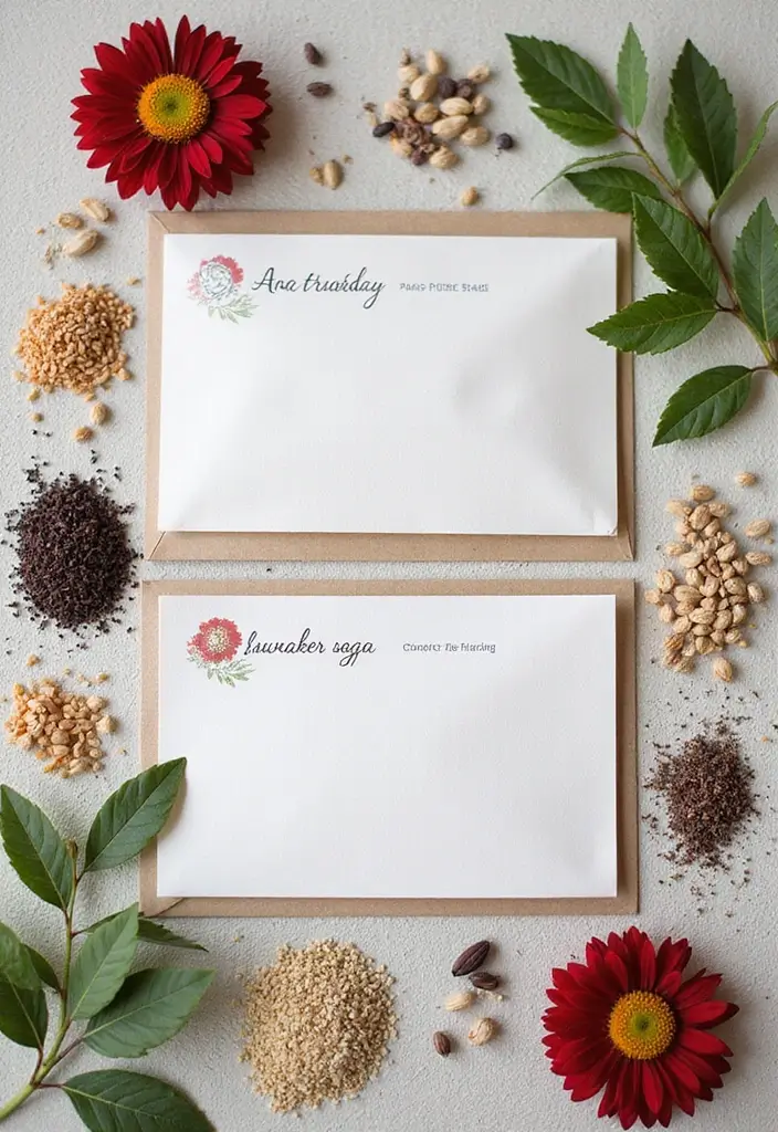 30 Wedding Invitation Ideas That Are Unique and Memorable 5 30 Unique and Memorable Eco-Friendly Wedding Invitation Ideas - 5. Seed Packet Invitations