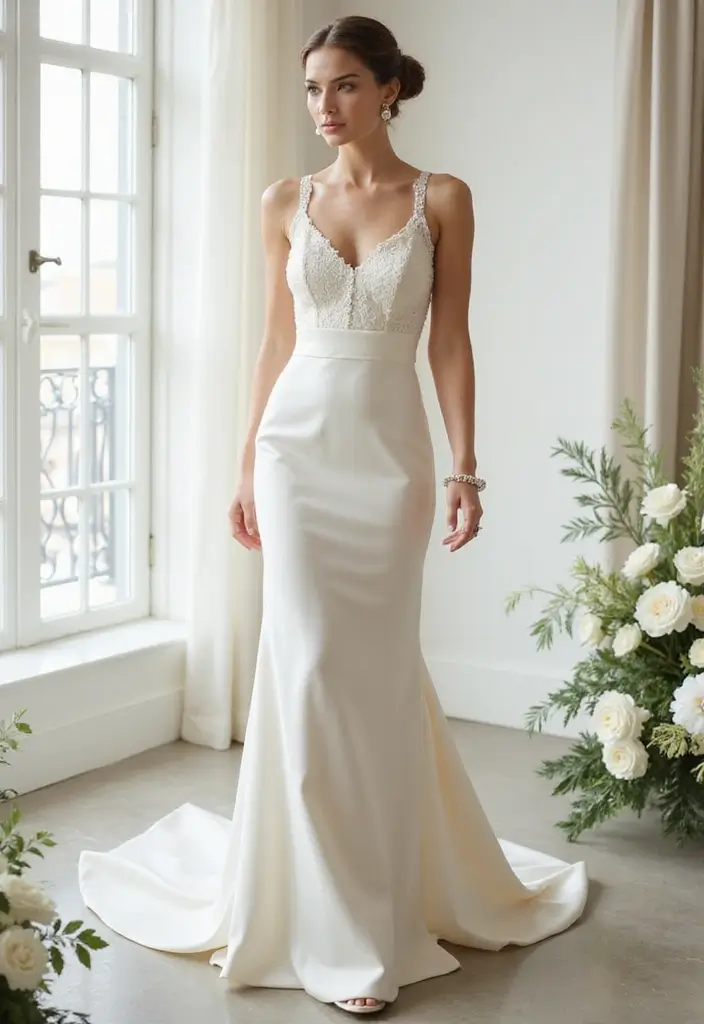 30 Updo Hairstyles for Weddings That Never Go Out of Style - 11. Sleek Low Bun