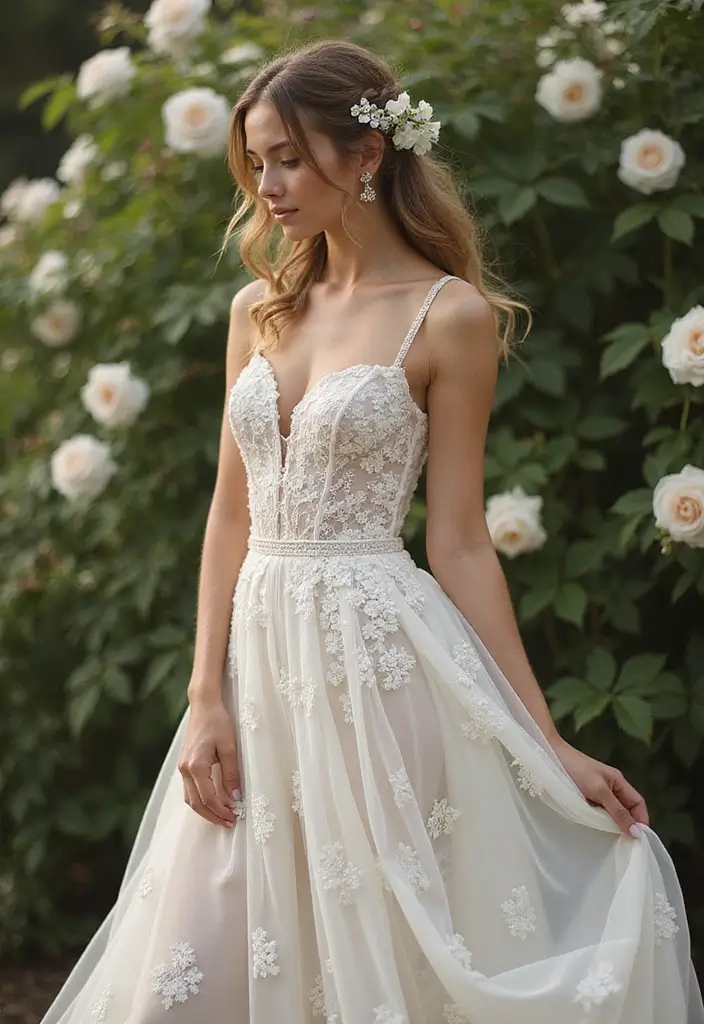 30 Updo Hairstyles for Weddings That Never Go Out of Style - 12. Twisted Half-Updo
