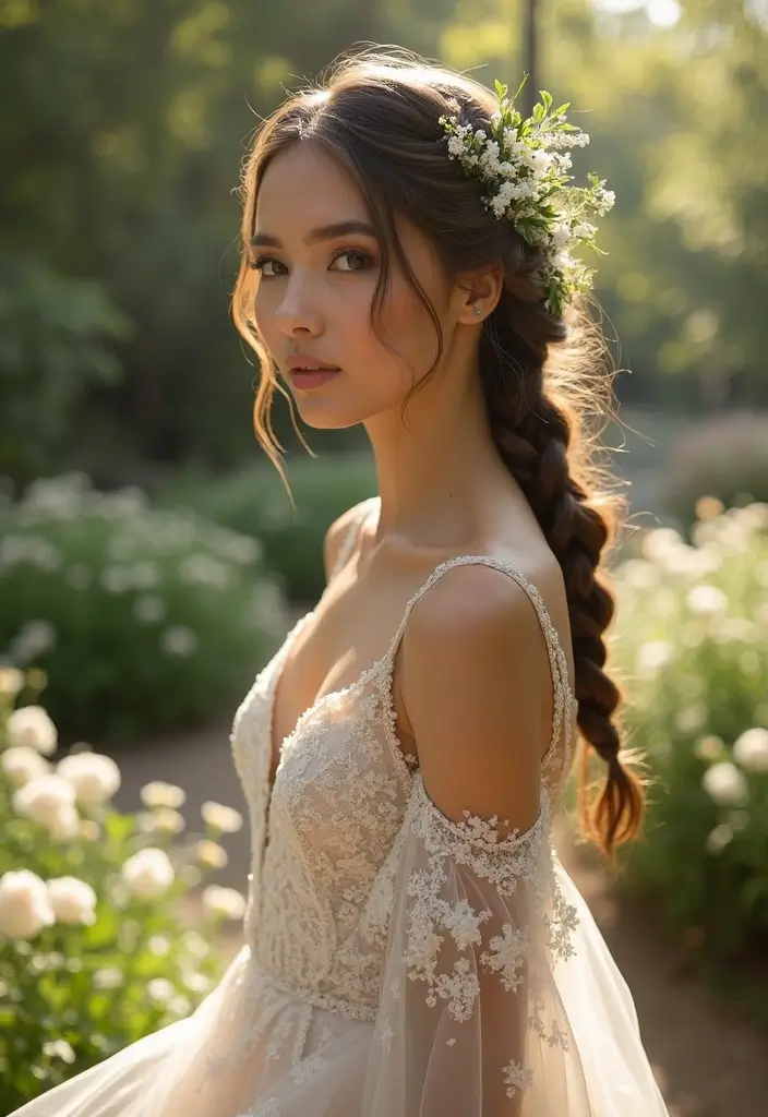 30 Updo Hairstyles for Weddings That Never Go Out of Style - 2. Braided Updo