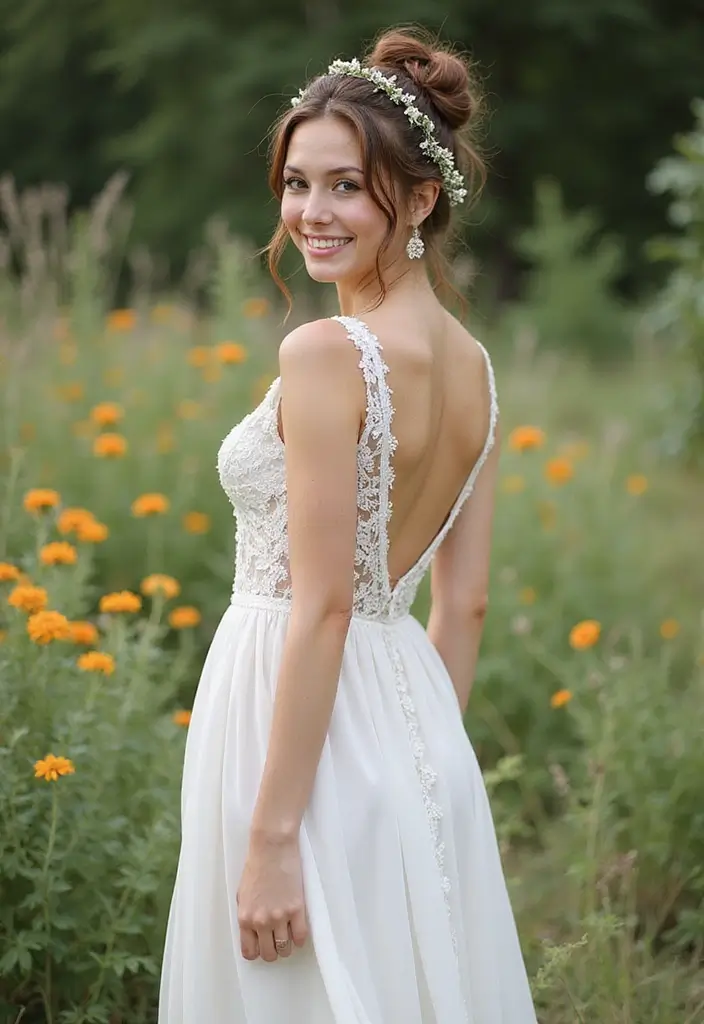 30 Updo Hairstyles for Weddings That Never Go Out of Style - 8. Messy Updo