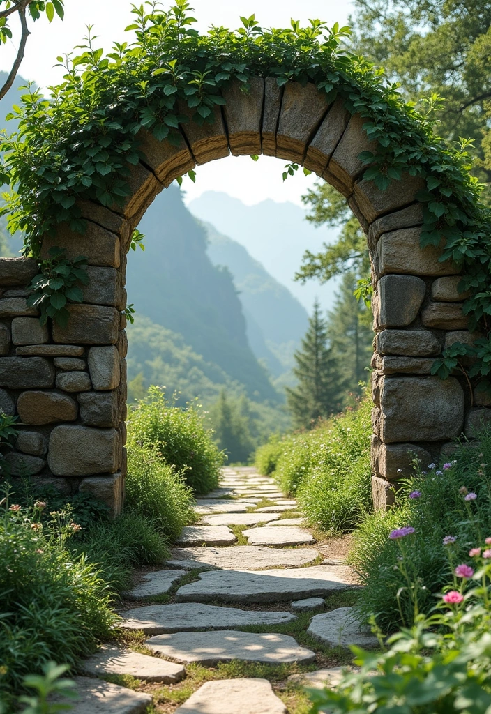 30 Wedding Arch Ideas That Set the Perfect Backdrop for Vows - 11. Natural Stone Arch