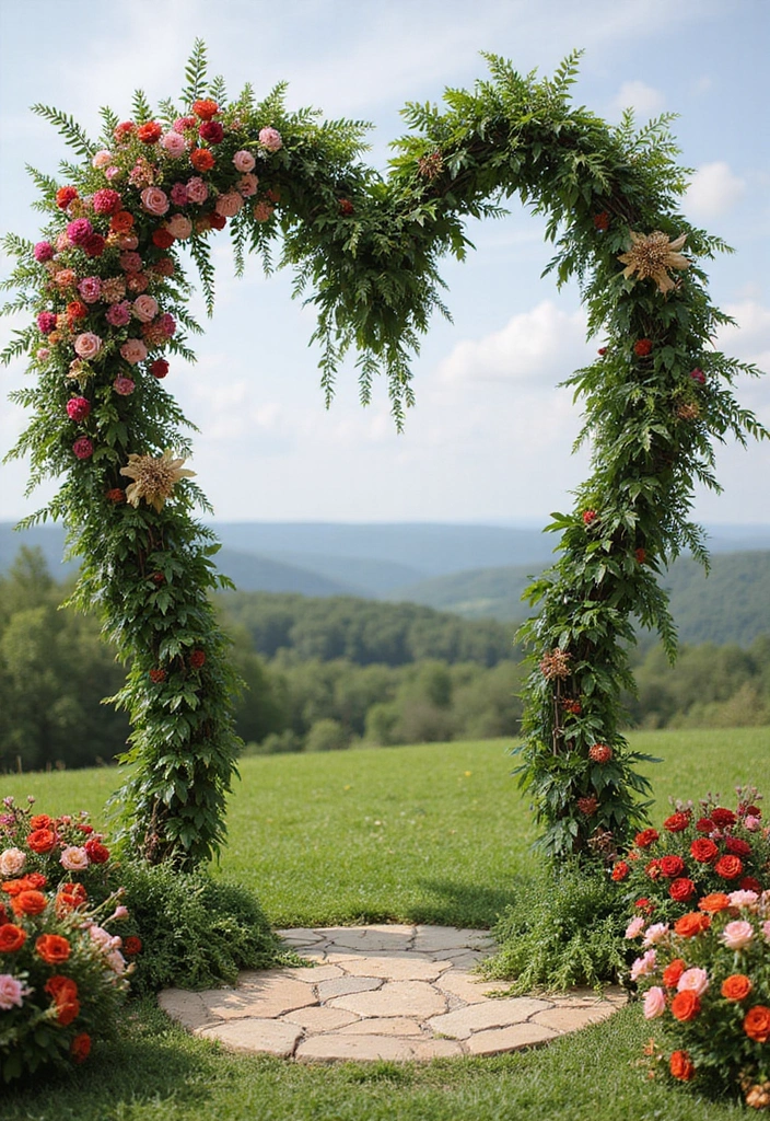 30 Wedding Arch Ideas That Set the Perfect Backdrop for Vows - 18. Heart-Shaped Arch