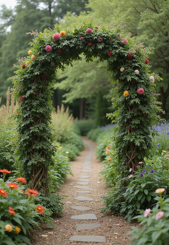 30 Wedding Arch Ideas That Set the Perfect Backdrop for Vows - 21. Twisted Vine Arch