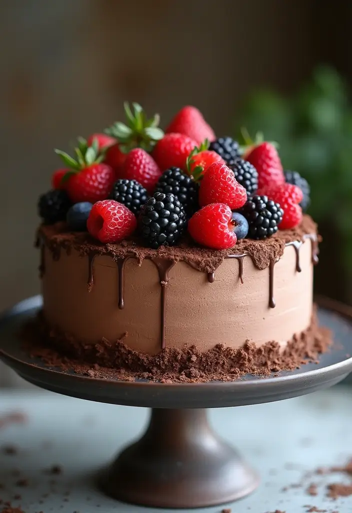 30 Wedding Cake Ideas That Are Almost Too Pretty to Eat 16 30 Wedding Cake Ideas That Are Almost Too Pretty to Eat - 16. Chocolate Mousse Cake