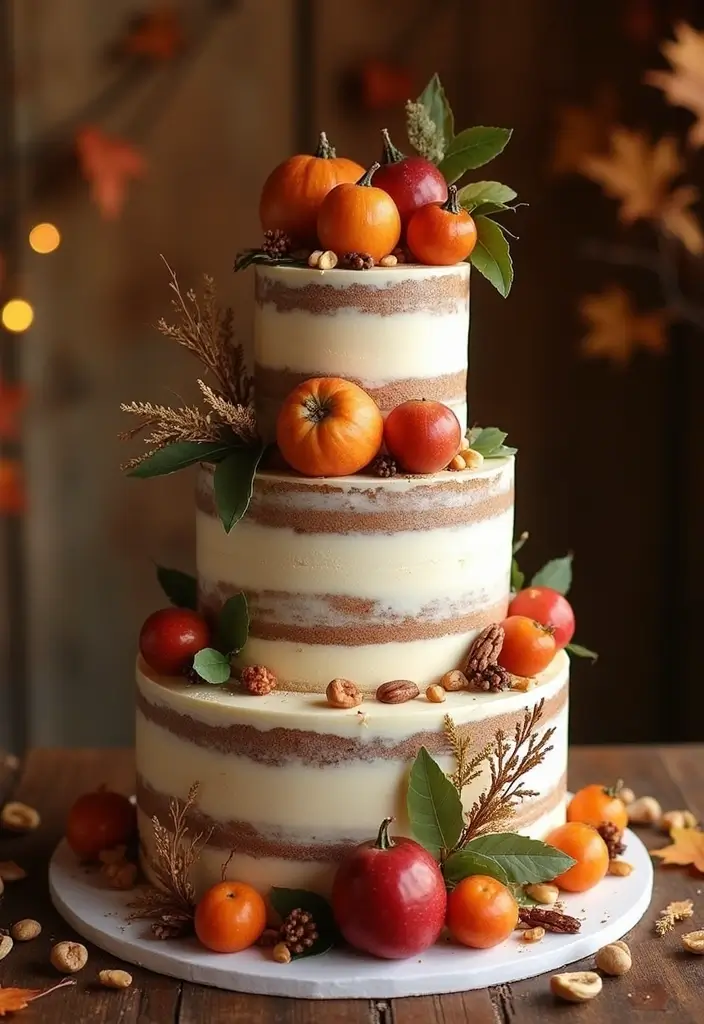30 Wedding Cake Ideas That Are Almost Too Pretty to Eat 20 30 Wedding Cake Ideas That Are Almost Too Pretty to Eat - 20. Maple Cake