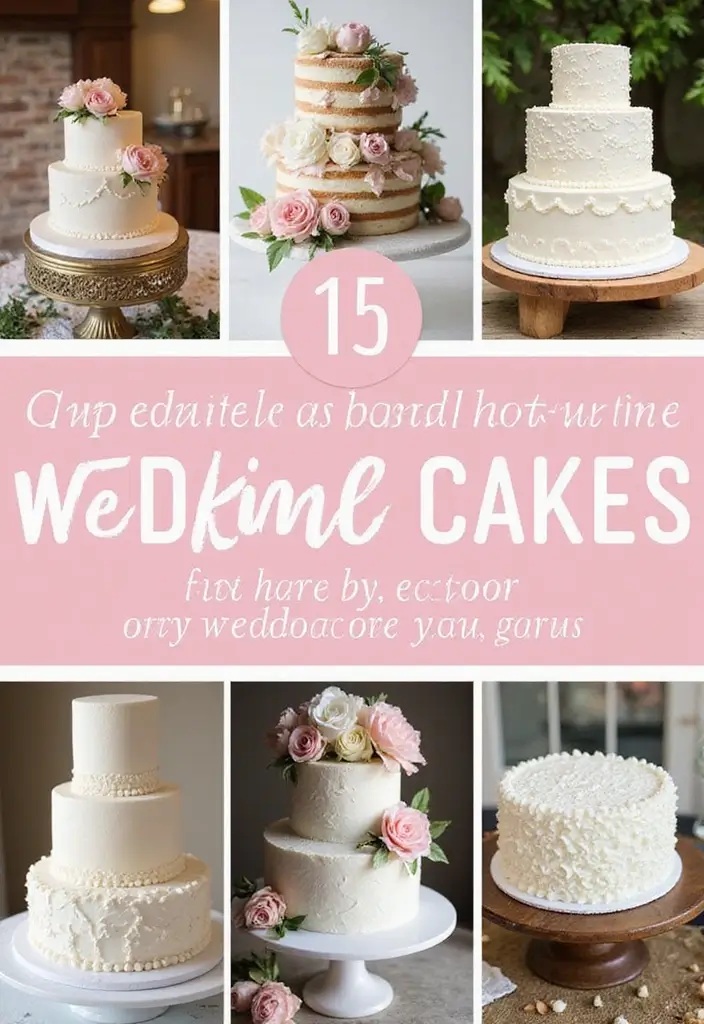 30 Wedding Cake Ideas That Are Almost Too Pretty to Eat 31 30 Wedding Cake Ideas That Are Almost Too Pretty to Eat - Conclusion