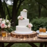 30 Wedding Cake Table Decorations That Make a Statement