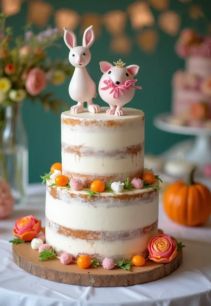30 Wedding Cake Table Decorations That Make a Statement 25 30 Wedding Cake Table Decorations That Make a Statement - 25. Whimsical Touches