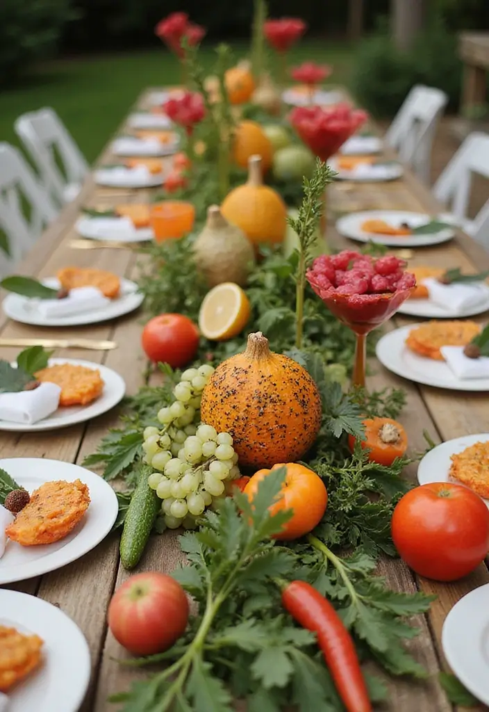 30 Wedding Decor Ideas to Wow Your Guests Instantly - 14. Edible Centerpieces